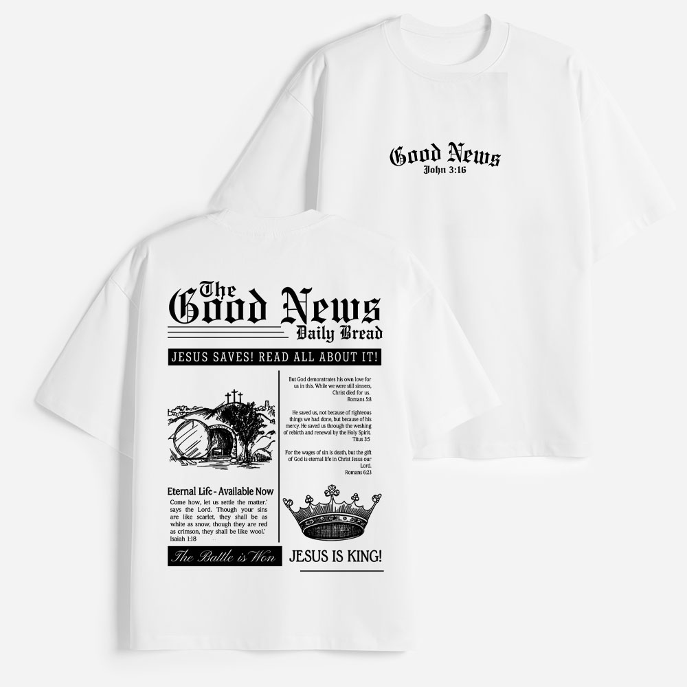 The Good News Heavyweight Cotton Graphic T-Shirt