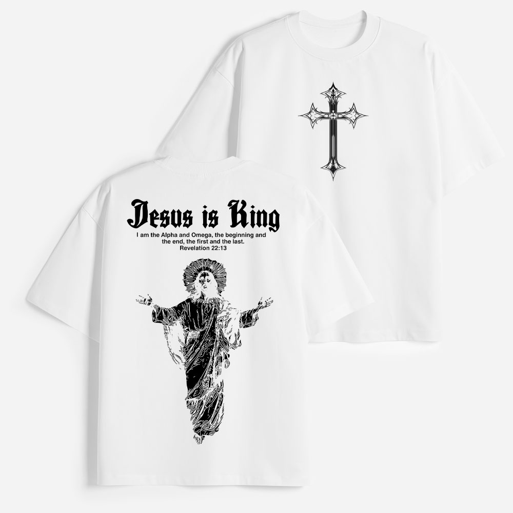 Crown Statement Heavyweight Cotton Graphic T-Shirt