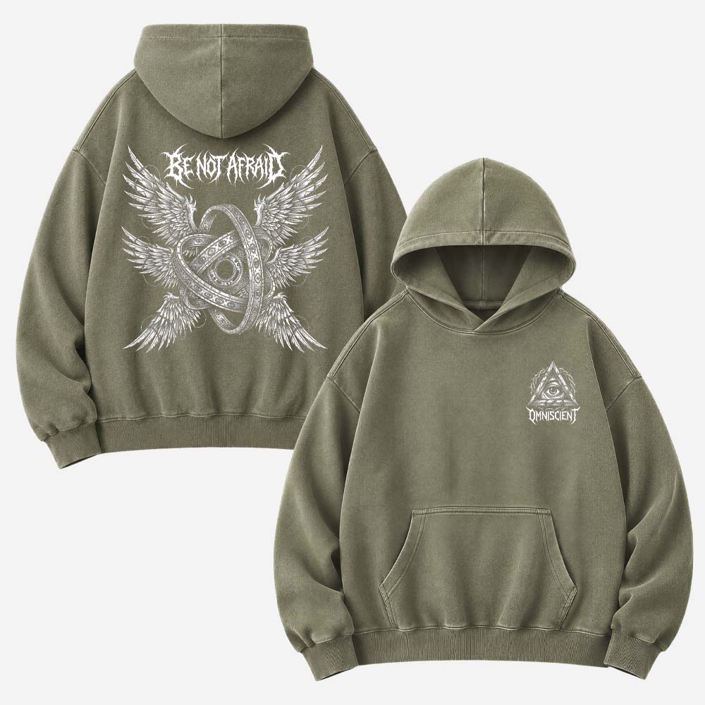 Fearless Eye Wing Vintage Washed Hoodie