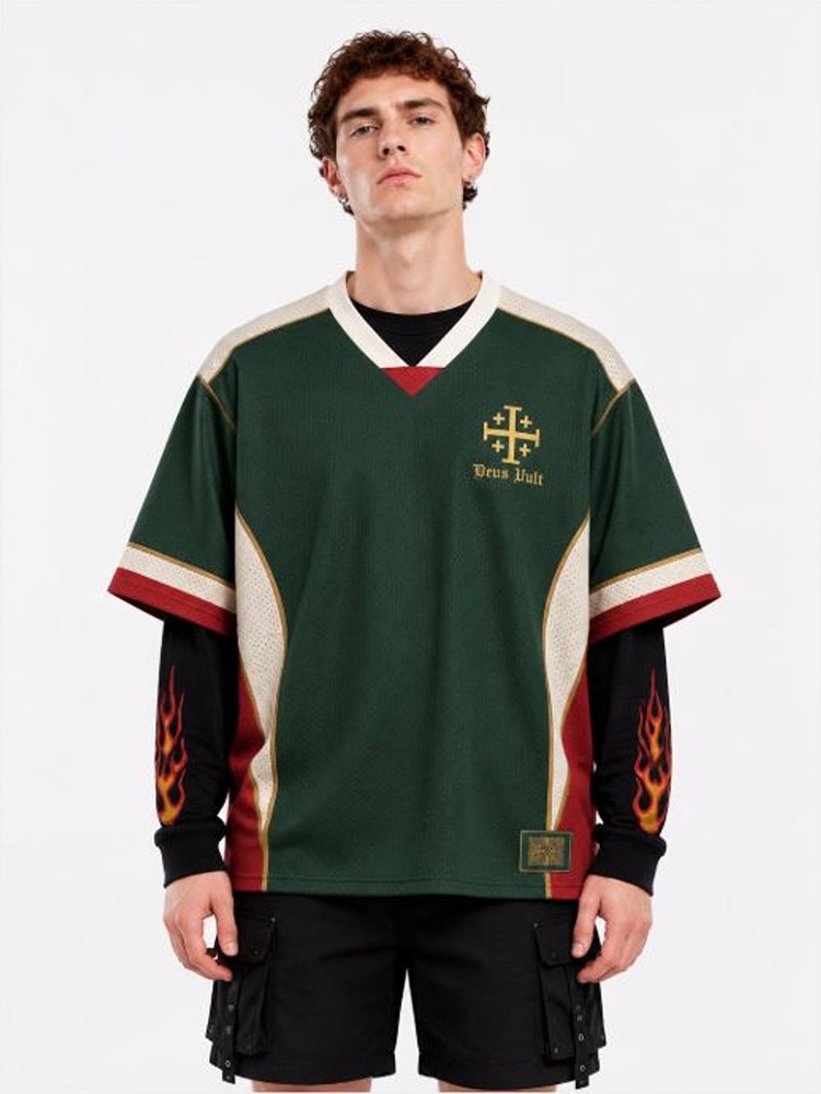 Masked King Graphic Mesh Jersey