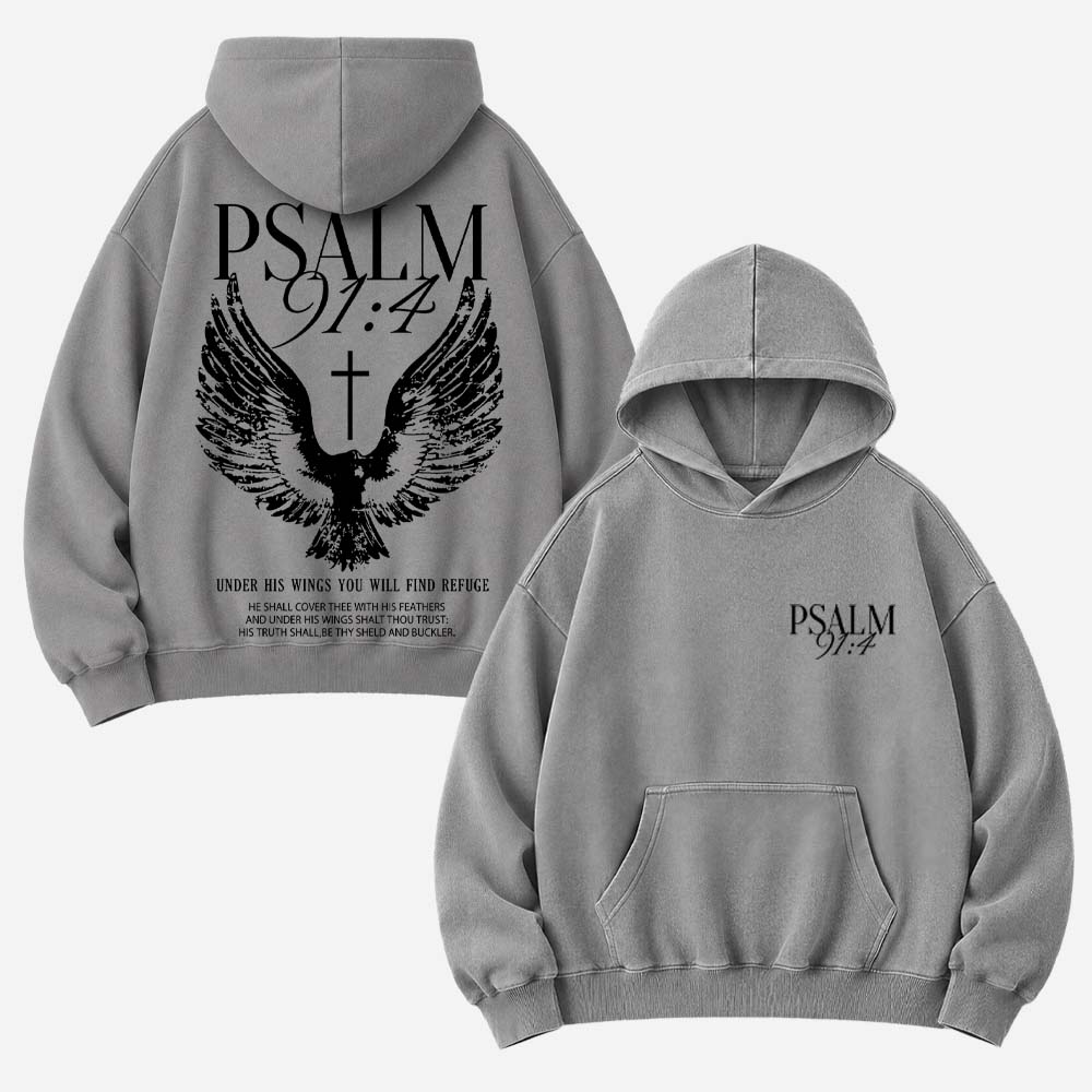 Dove Graphic Vintage Washed Hoodie