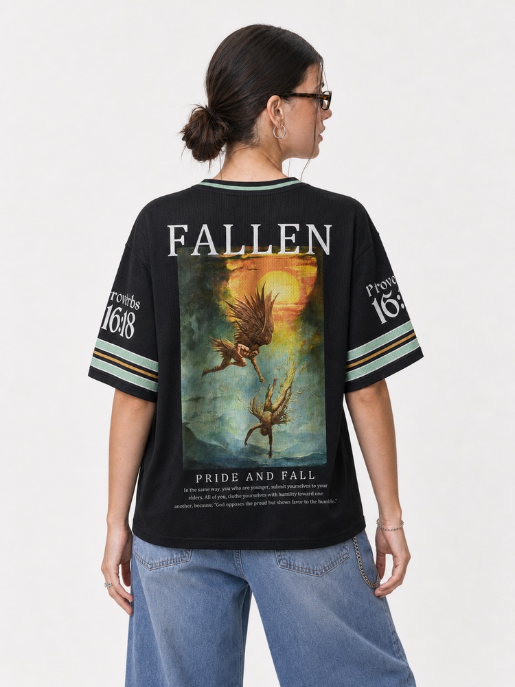 Fallen Graphic Mesh Jersey