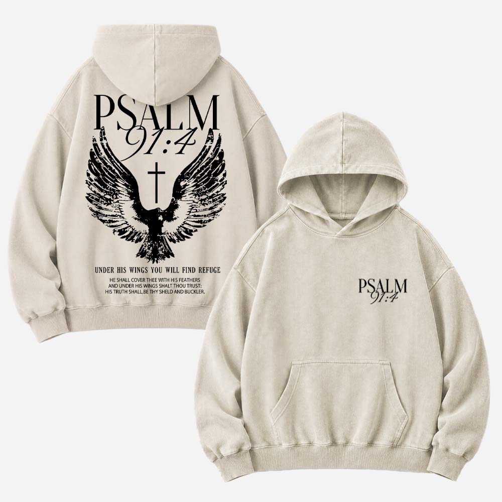 Dove Graphic Vintage Washed Hoodie