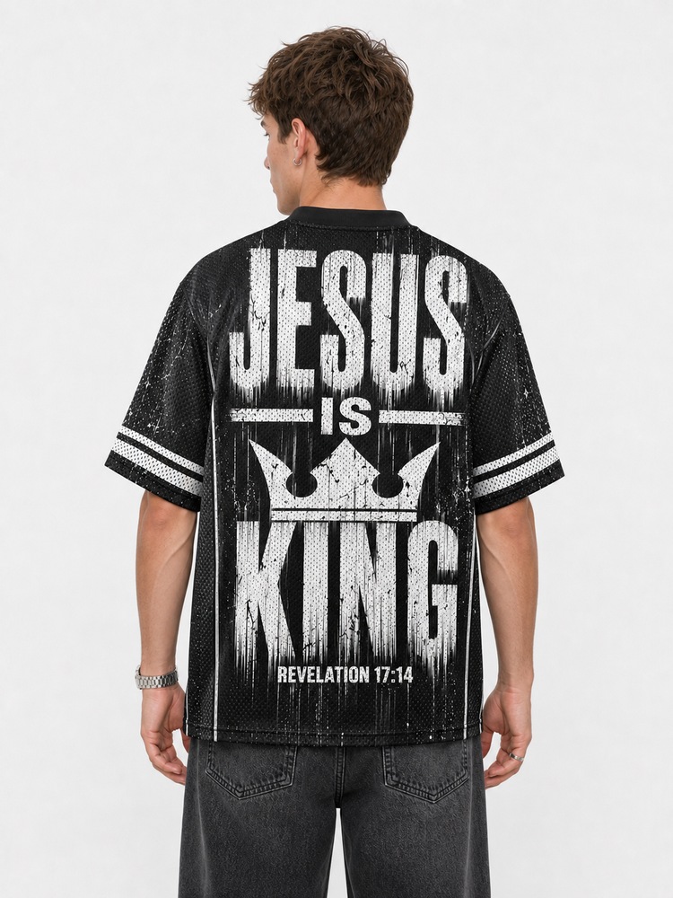 Crown Statement Graphic Mesh Jersey