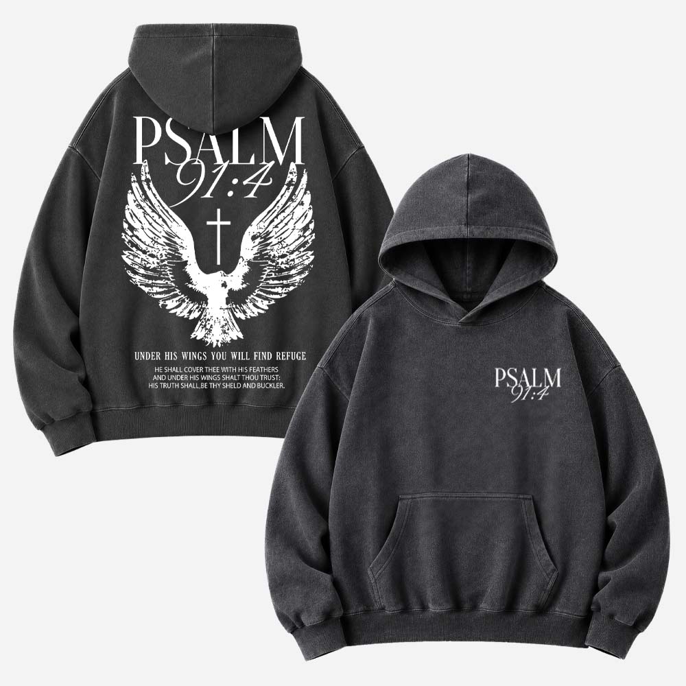 Dove Graphic Vintage Washed Hoodie