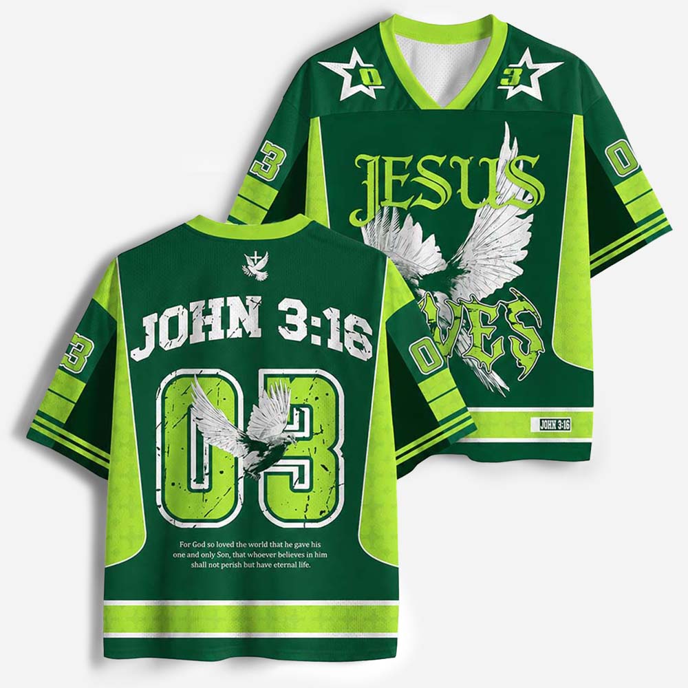 Dove Graphic Mesh Jersey