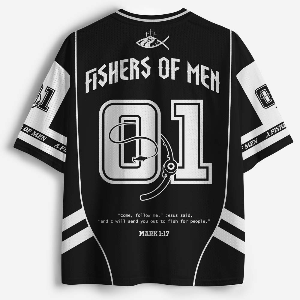 Fisherman Graphic Mesh Jersey