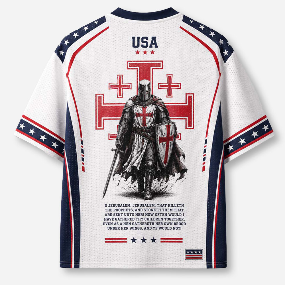 Red Knight Graphic Mesh Jersey