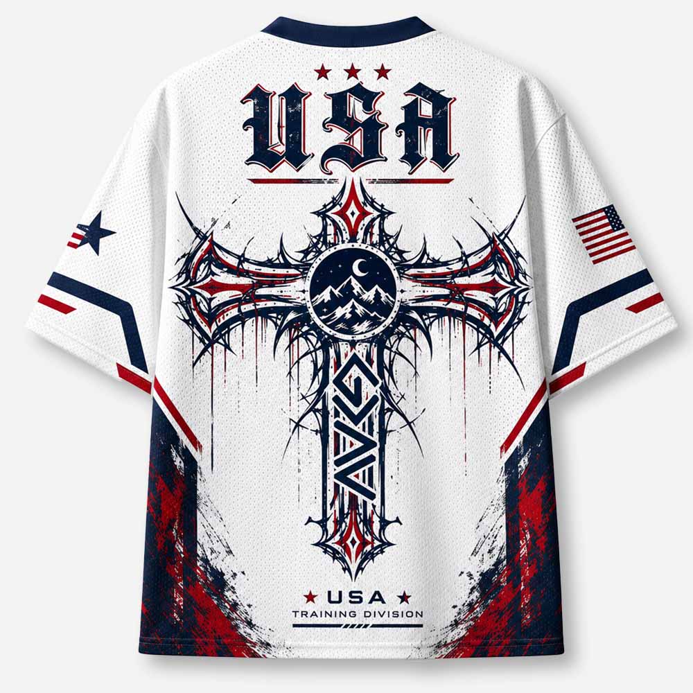 Mountain Crest Graphic Mesh Jersey