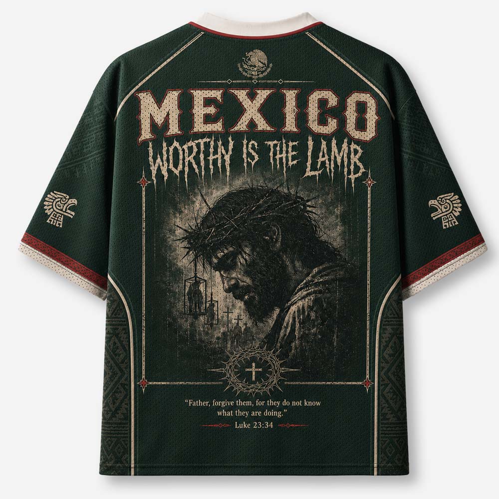 Lamb Worthy Graphic Mesh Jersey