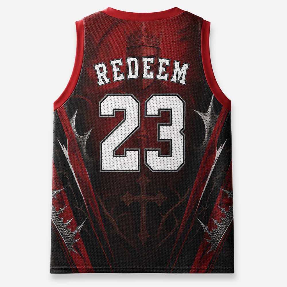 Masked King Graphic Mesh Jersey Tank Top