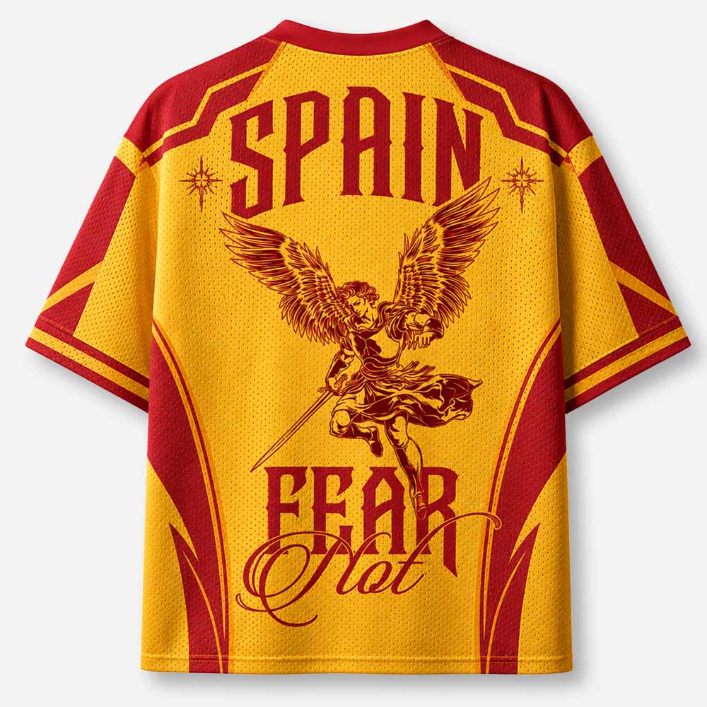 Fearless Angel Graphic Mesh Jersey