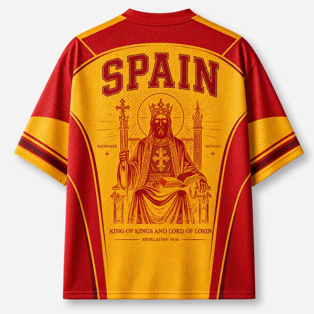 Throned King Graphic Mesh Jersey