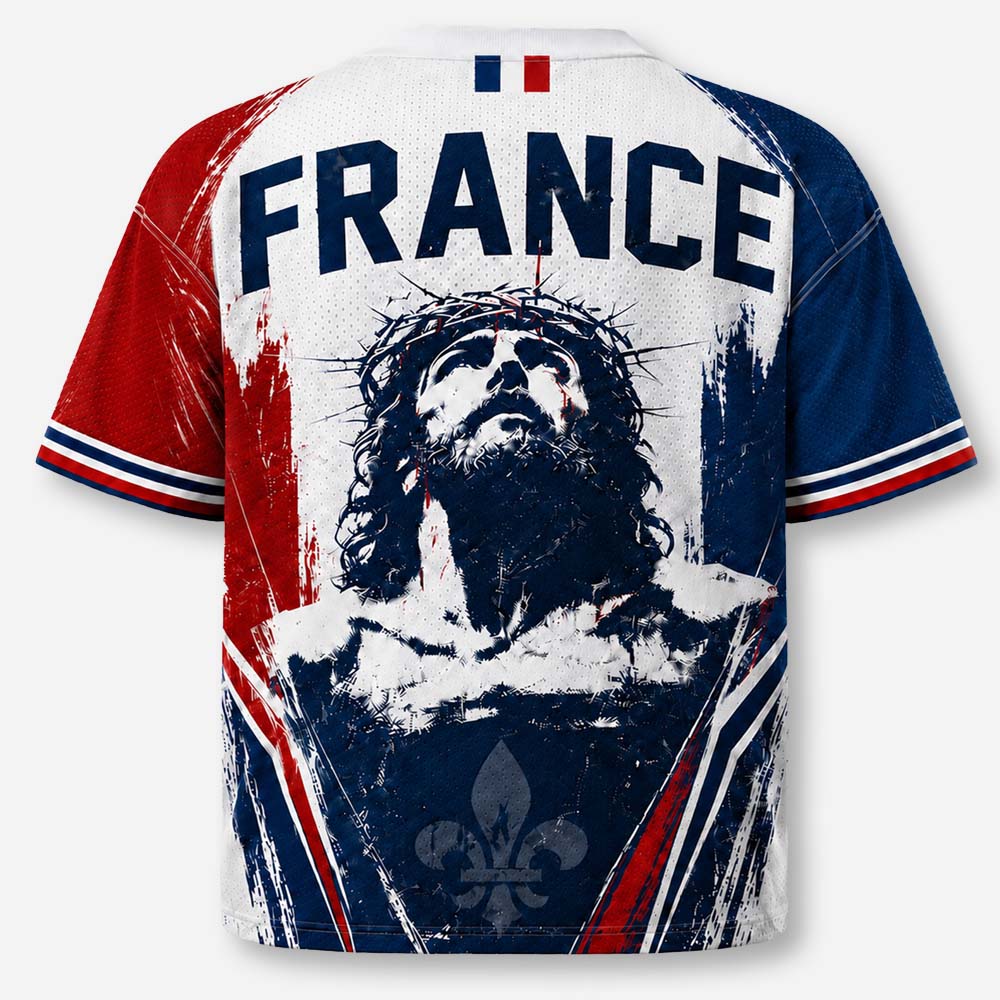 By The Blood Graphic Mesh Jersey