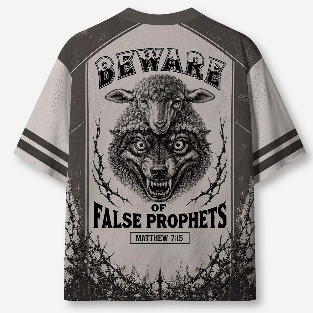 Wolf and Sheep Graphic Mesh Jersey