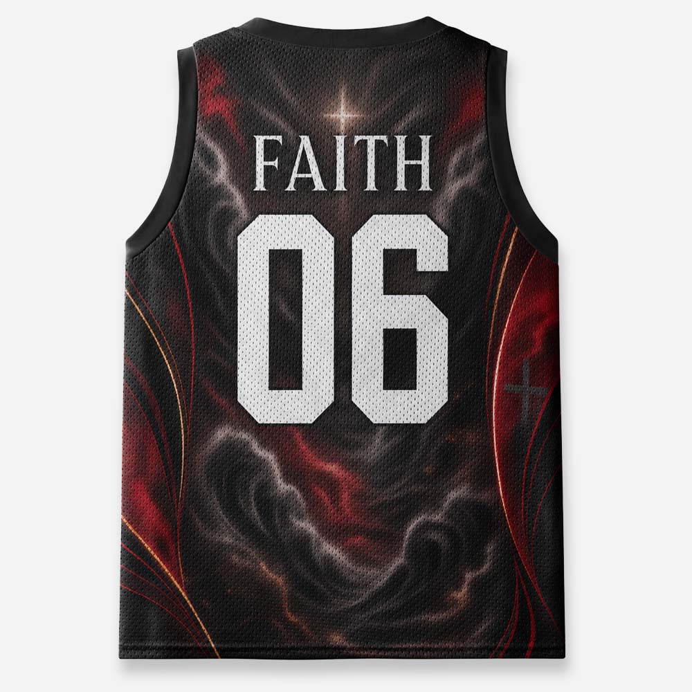 Parted Waters Graphic Mesh Jersey Tank Top