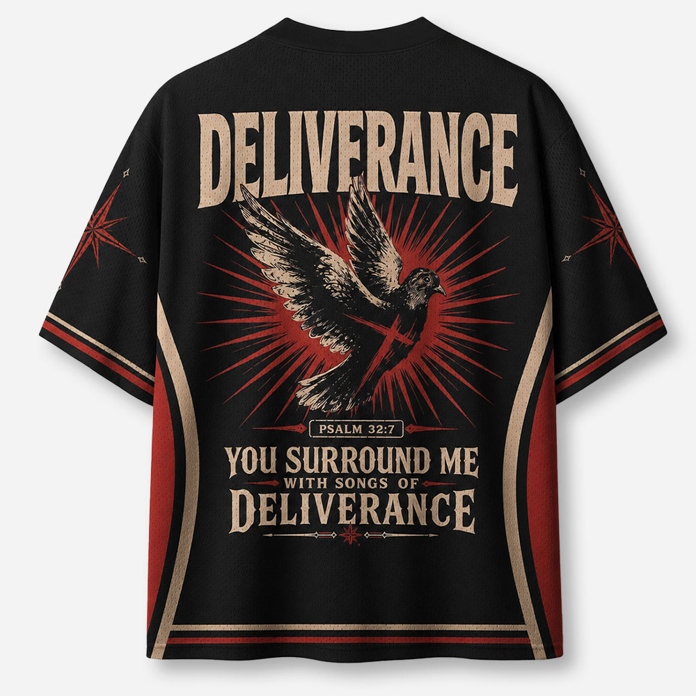 Rescue Dove Graphic Mesh Jersey