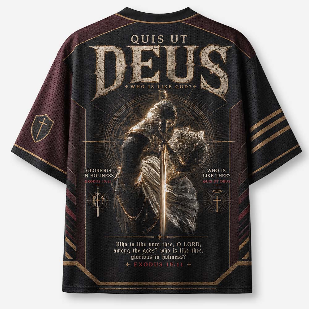 Angel Sword Graphic Mesh Jersey