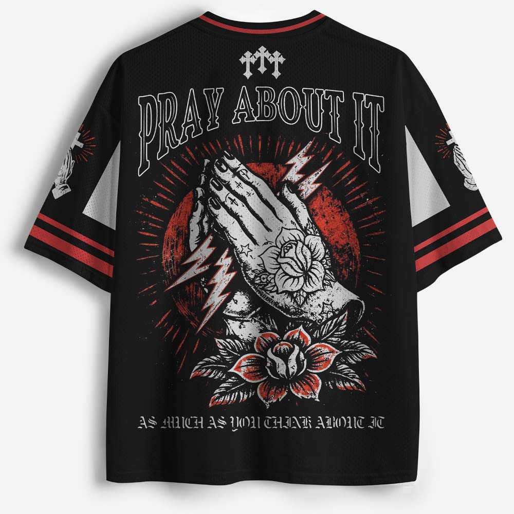Rose Hands Graphic Mesh Jersey