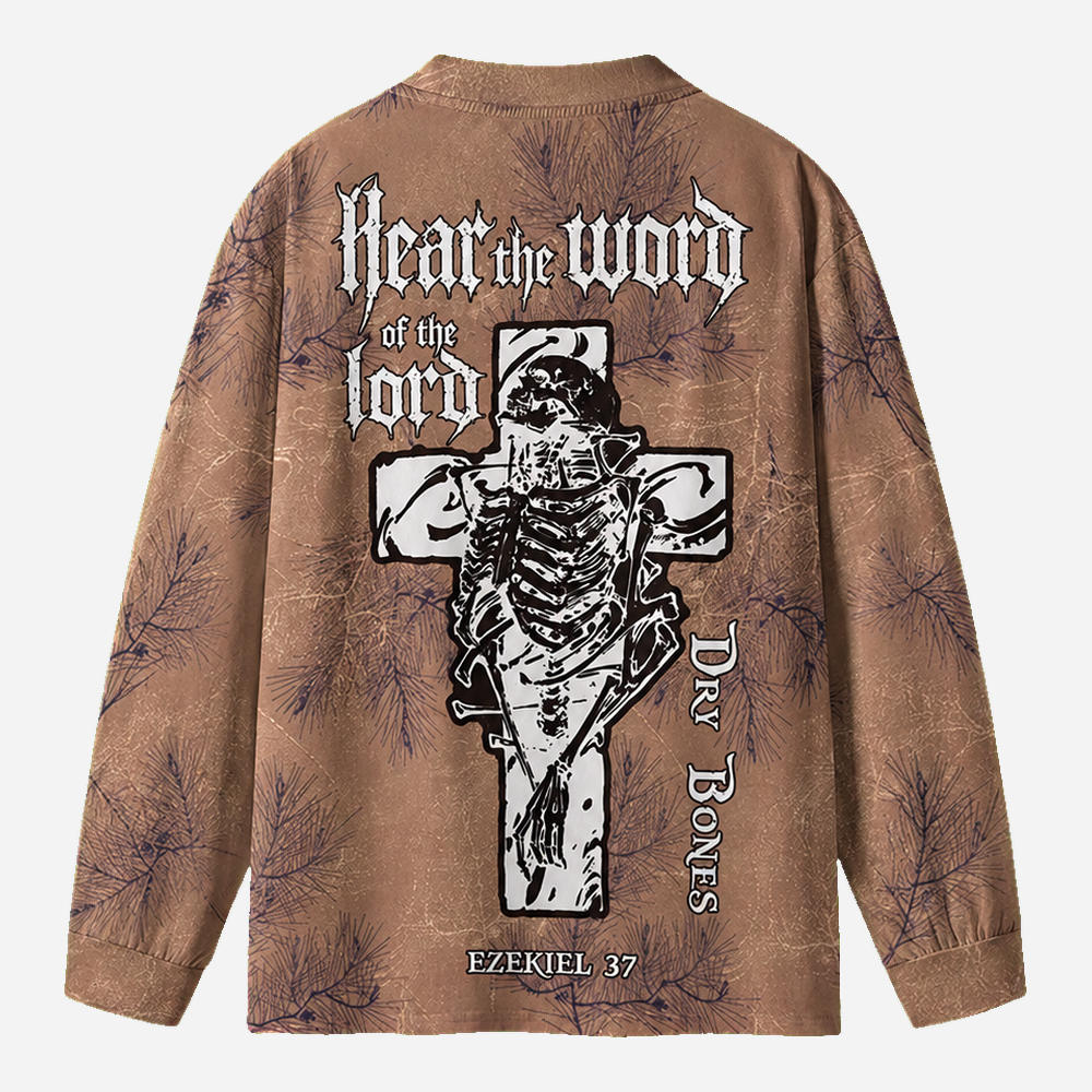 Desert Relic Eco Oversized Long-Sleeve Graphic Tees · GRS Certified