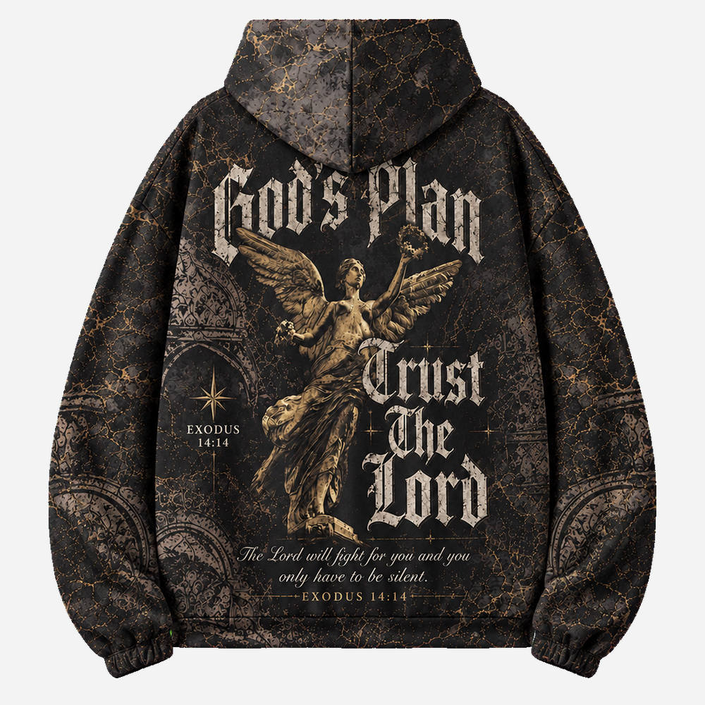 Golden Angel All Over Print Scuba Hoodie