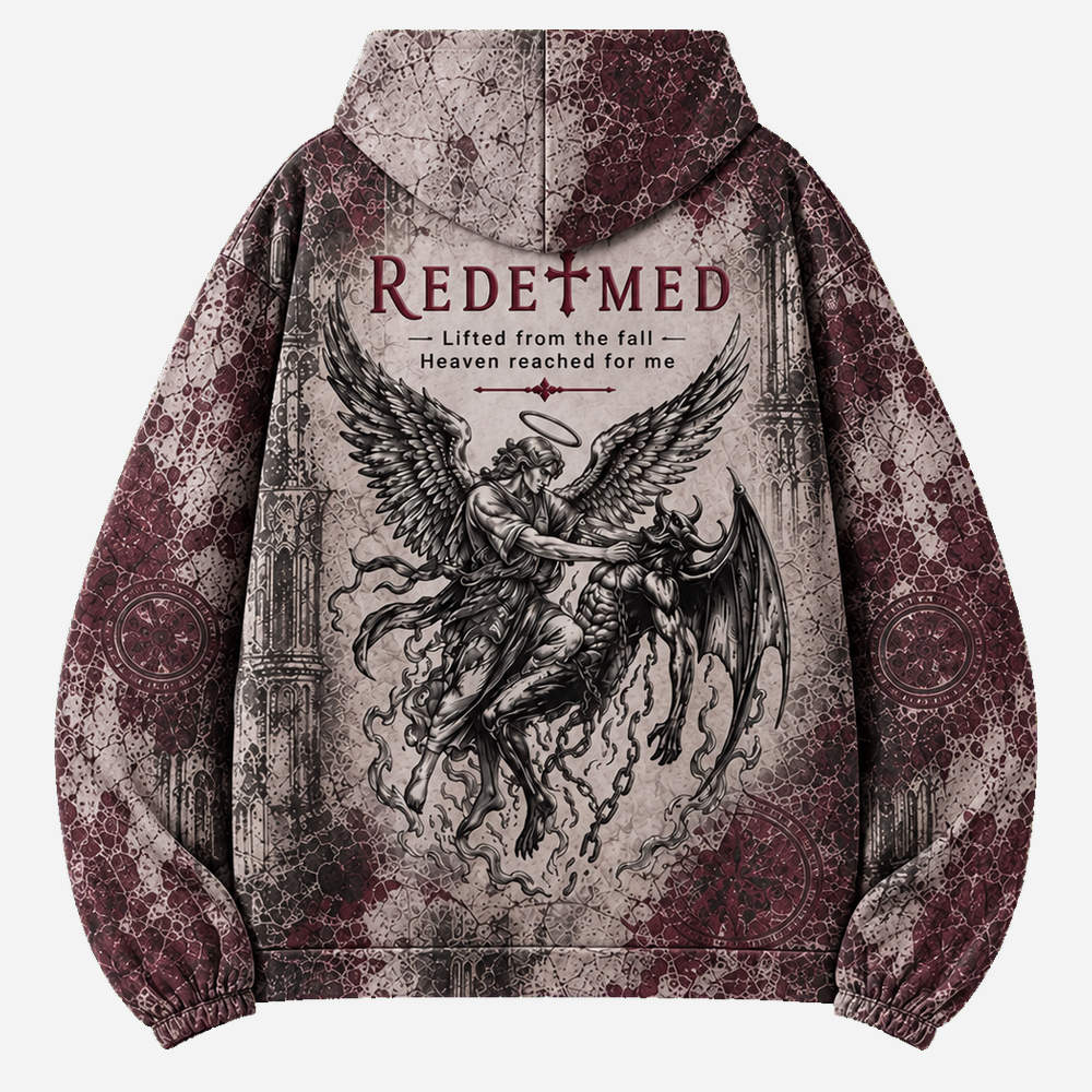 Angel Rescue All Over Print Scuba Hoodie