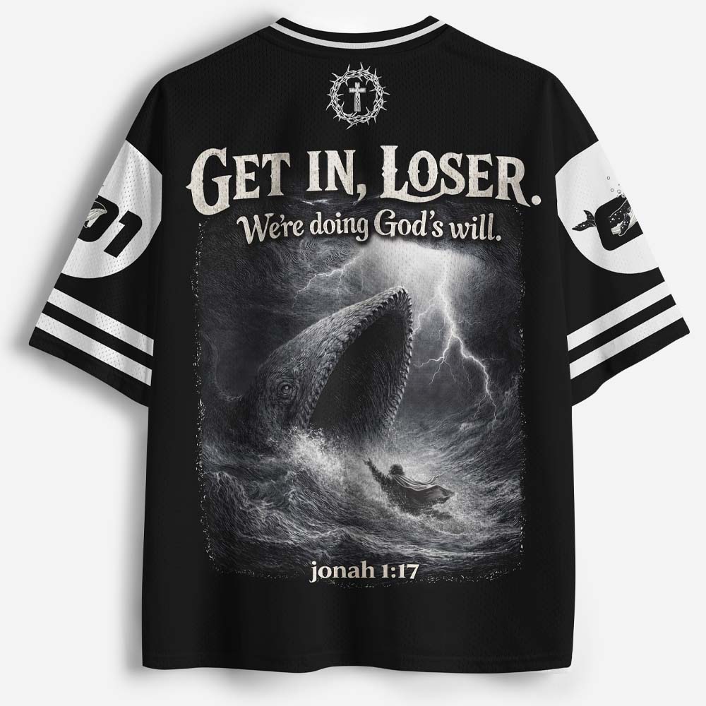 Whale Ride Graphic Mesh Jersey