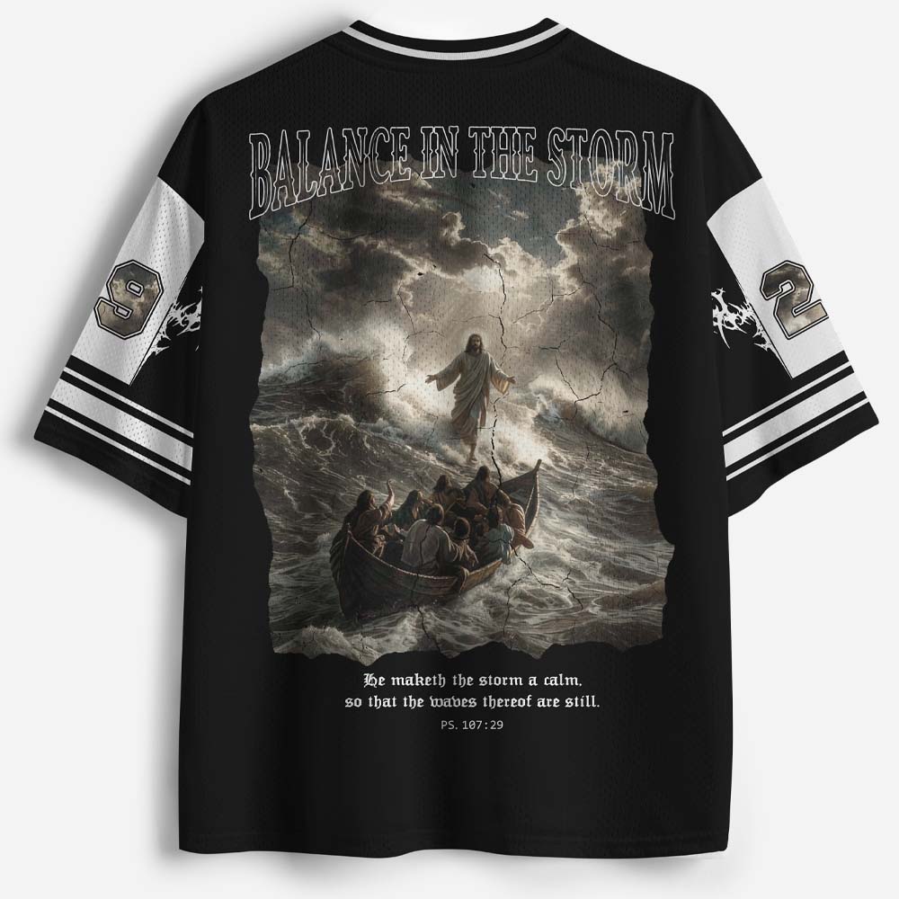 Balance in The Storm Graphic Mesh Jersey
