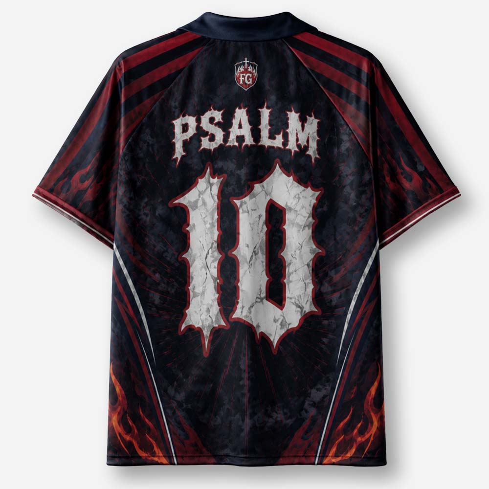Fearless Flame Graphic Collar Jersey