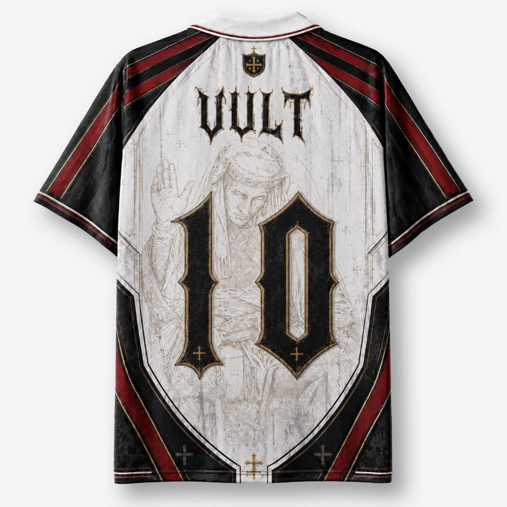 Masked King Graphic Collar Jersey