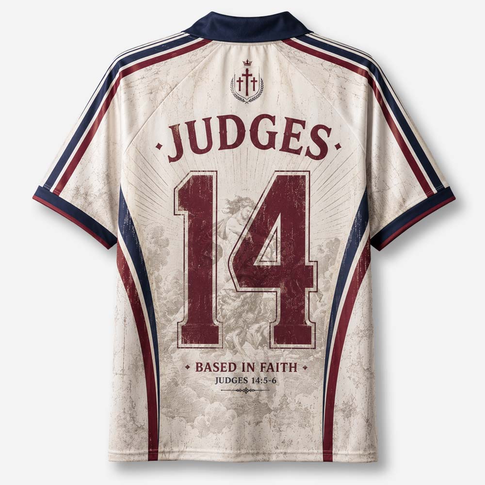 Lion Wrestler Graphic Collar Jersey