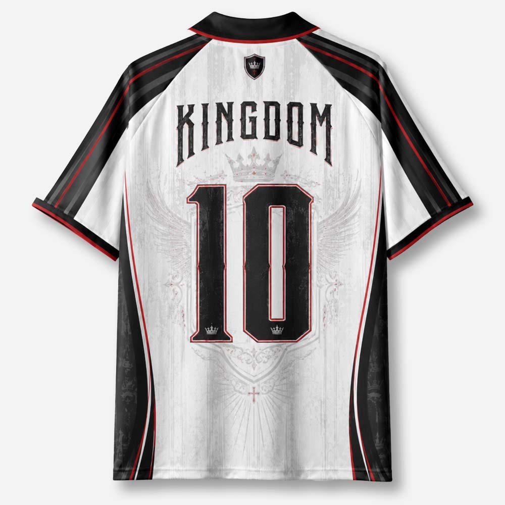 Masked King Graphic Collar Jersey