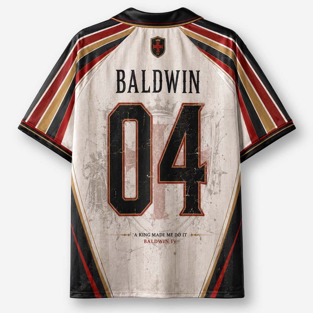 Masked King Graphic Collar Jersey