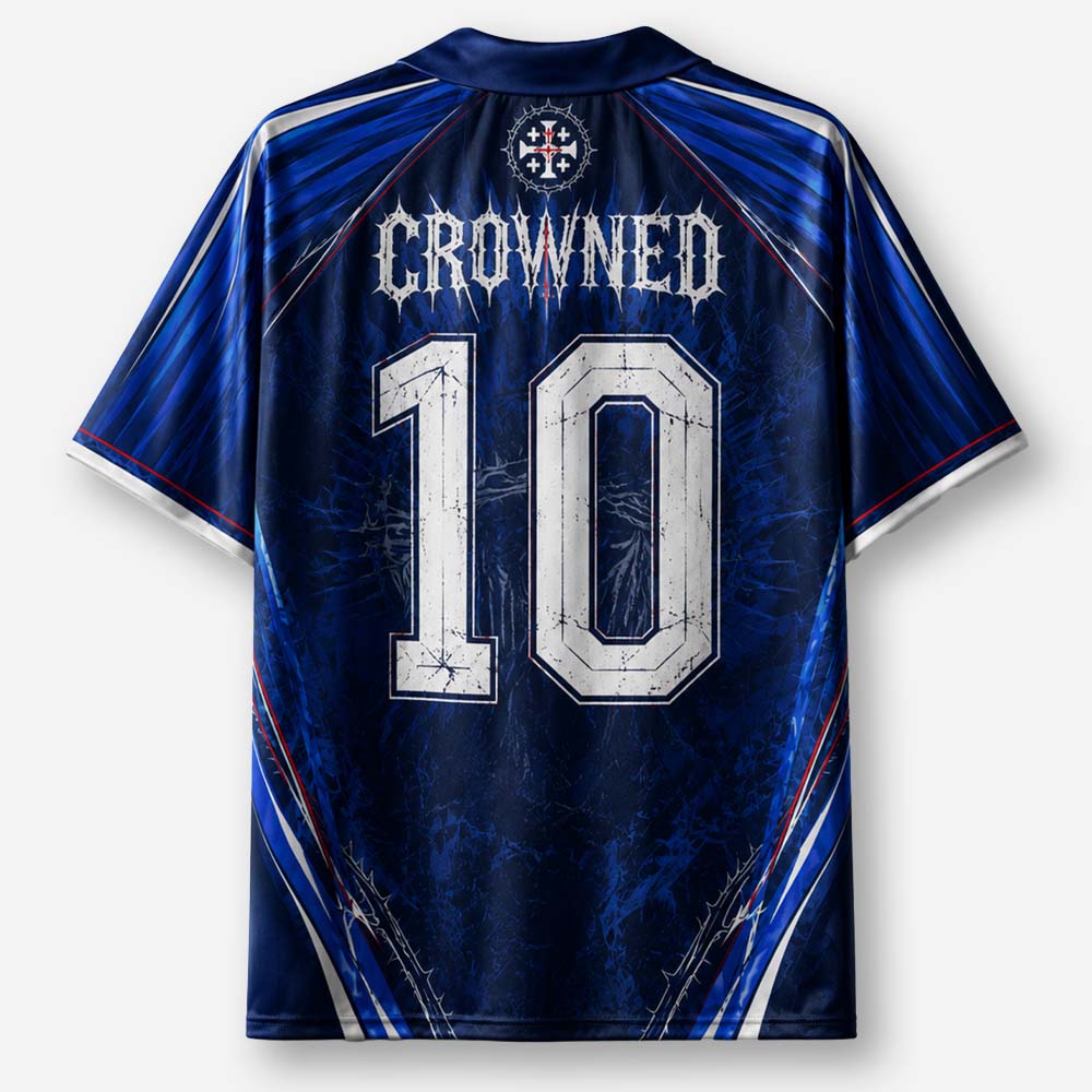Masked Knight Graphic Collar Jersey