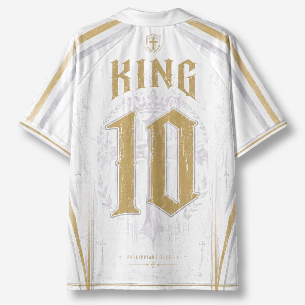 King Statement Graphic Collar Jersey