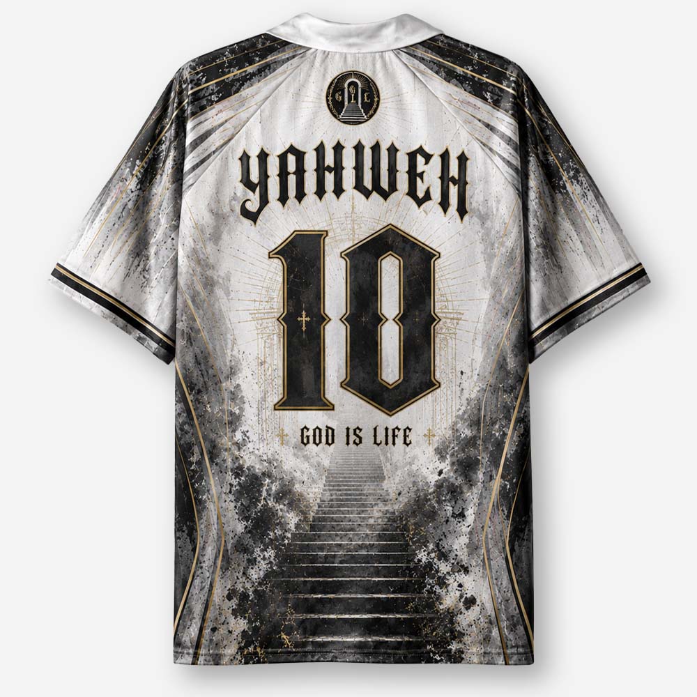 Walk Into Light Graphic Collar Jersey