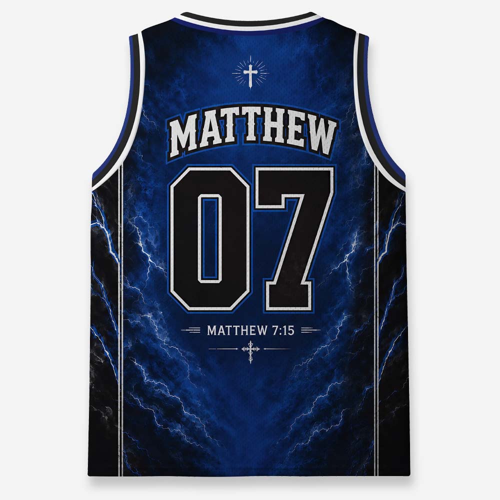 Wolf and Sheep Graphic Mesh Jersey Tank Top
