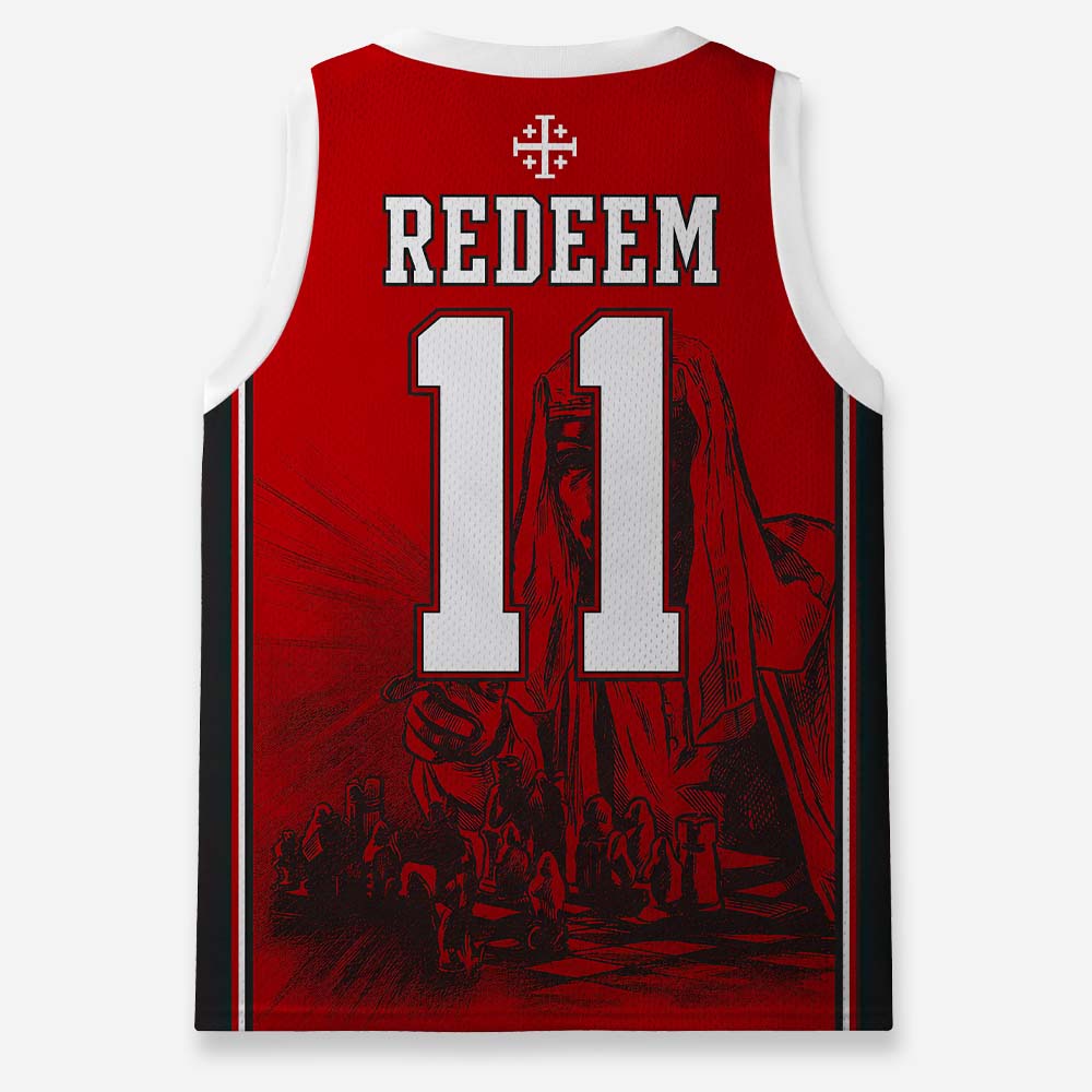 Masked King Graphic Mesh Jersey Tank Top