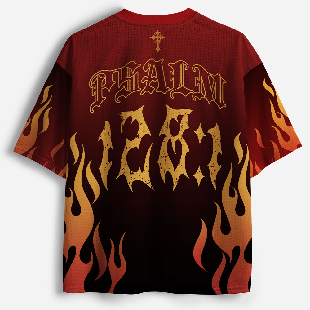 Fearless Flame Graphic Mesh Jersey