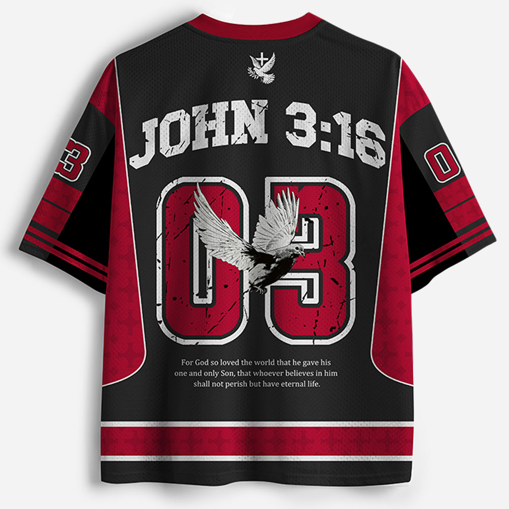 Dove Graphic Mesh Jersey
