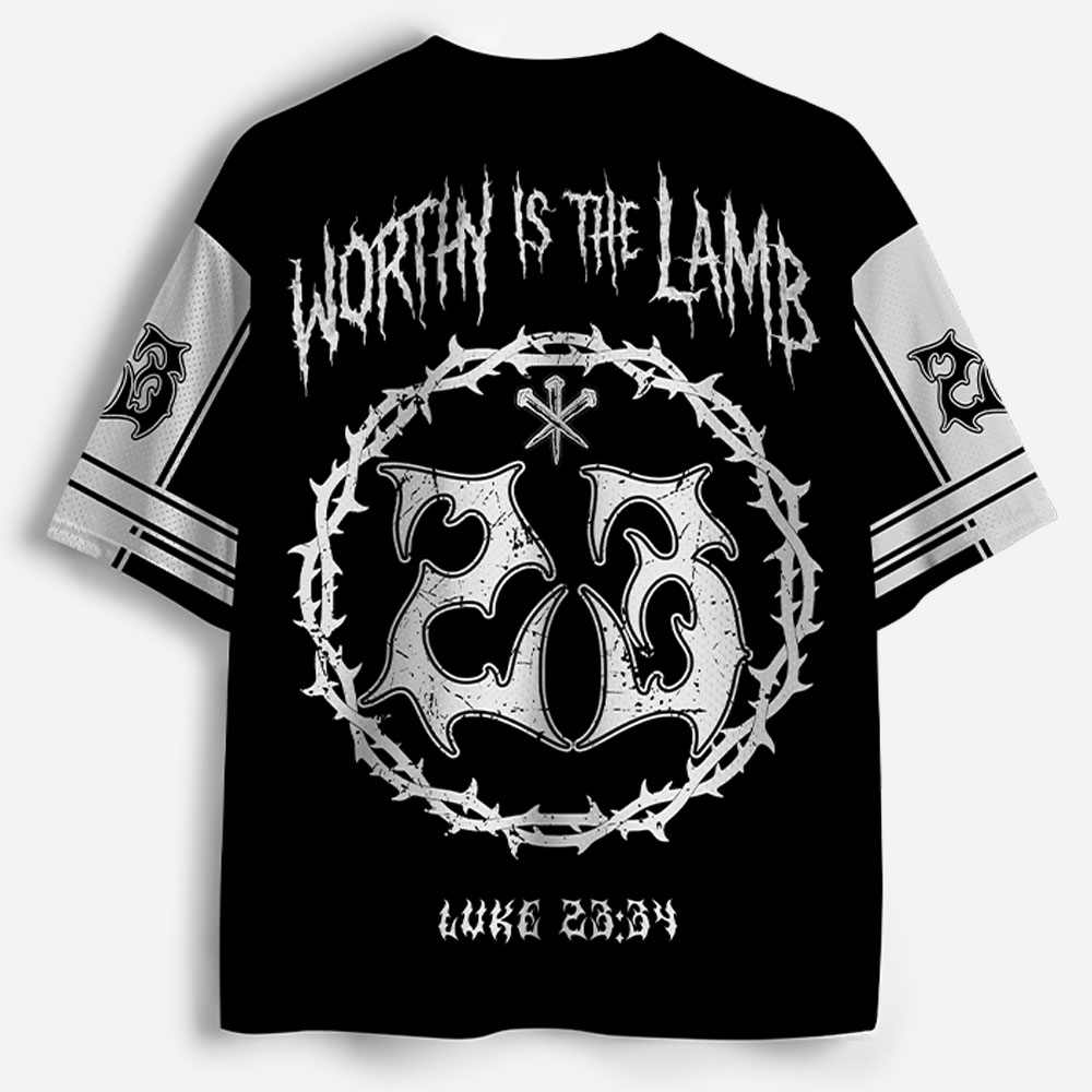 Lamb Worthy Graphic Mesh Jersey