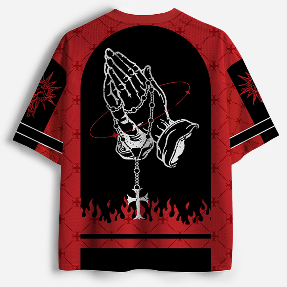 Rescue Message Graphic Mesh Jersey