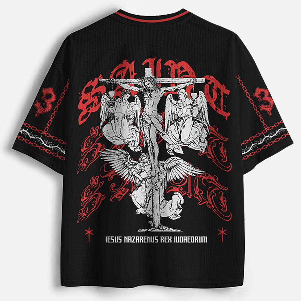 Forgiven Graphic Mesh Jersey