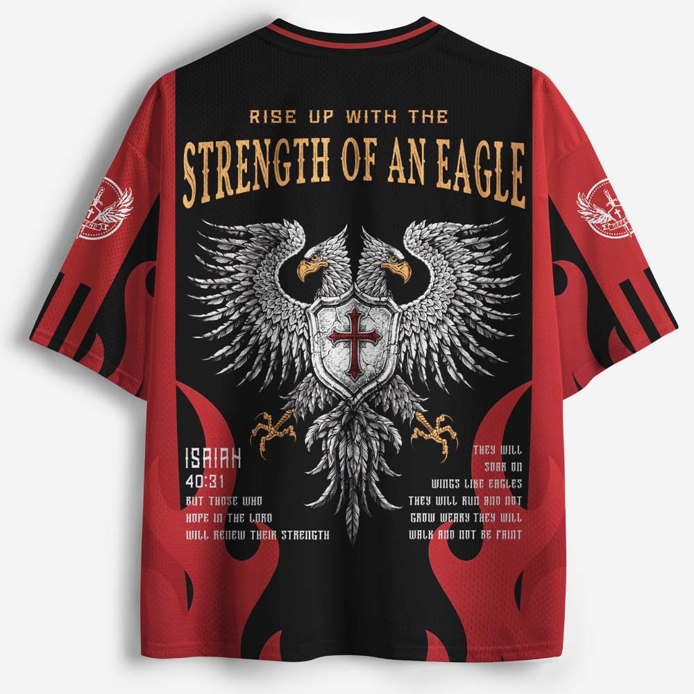 Strength Of An Eagle Graphic Mesh Jersey