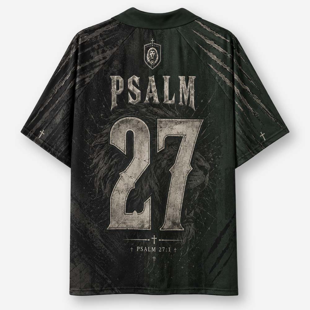 Fearless Lion Graphic Collar Jersey