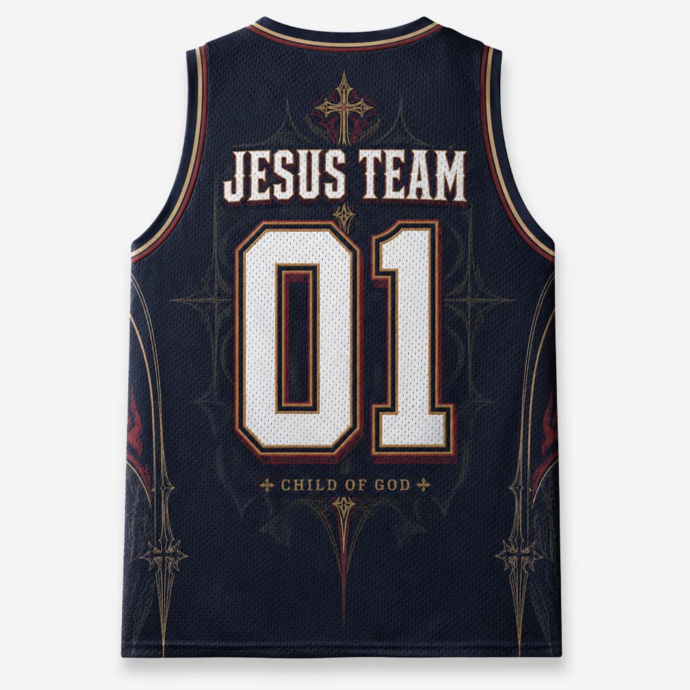 Child Emblem Graphic Mesh Jersey Tank Top