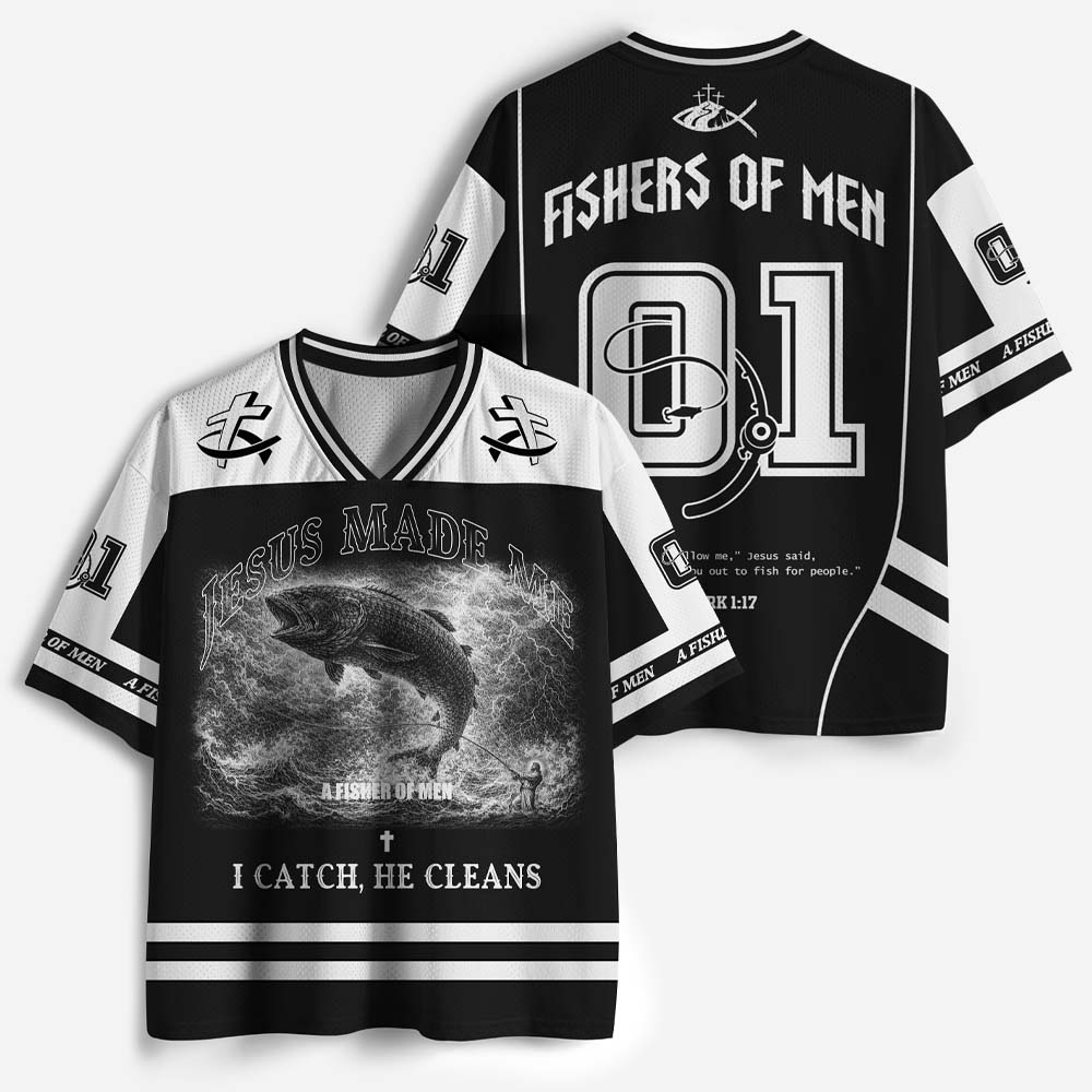 Fisherman Graphic Mesh Jersey