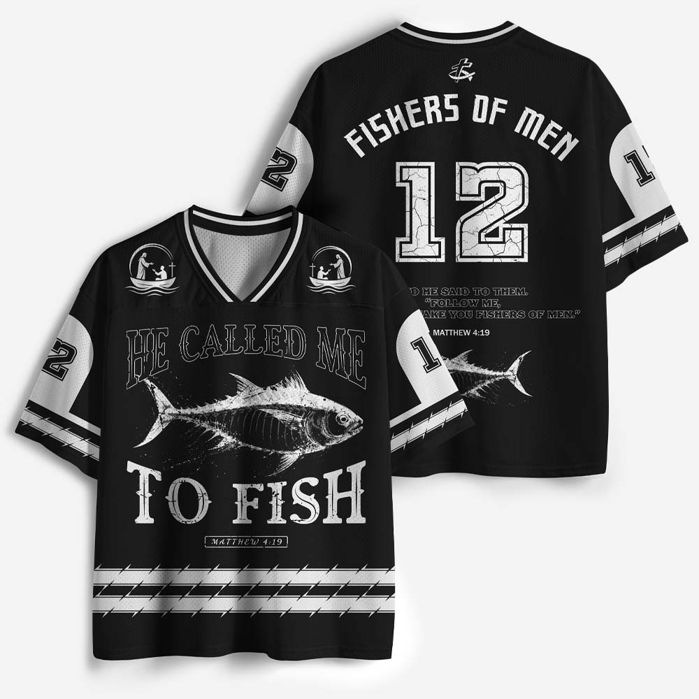 Called to Fish Graphic Mesh Jersey