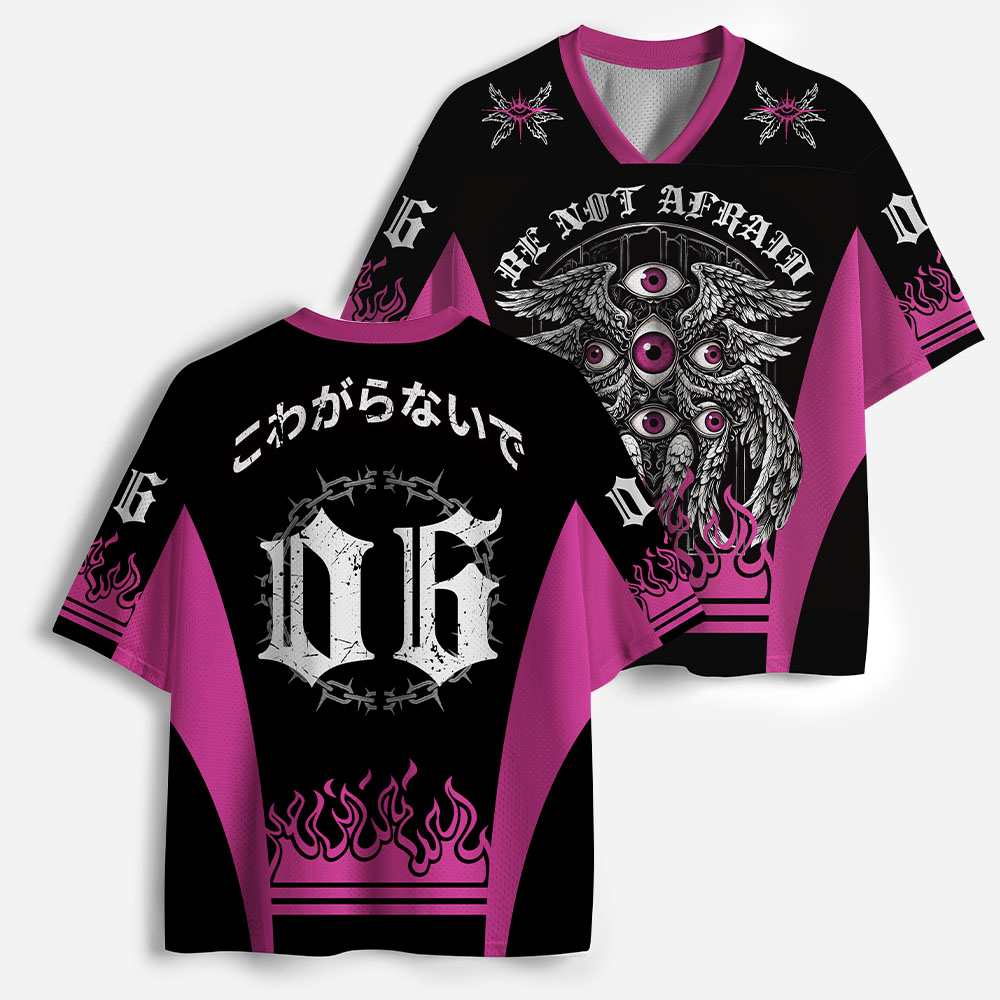 Fearless Eye Wing Graphic Mesh Jersey