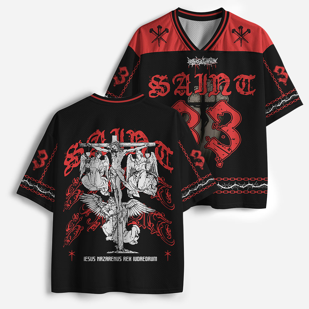 Forgiven Graphic Mesh Jersey